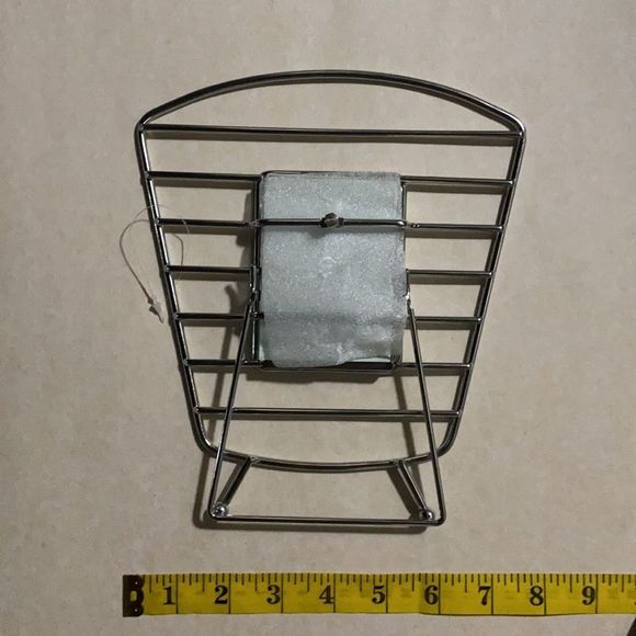 Terragrafics Silver Retro Diner Style Picture Frame NWOT - Picture 6 of 6